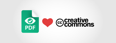 accessible-pdf.info likes creative commons (symbolized with a heart and both logos).